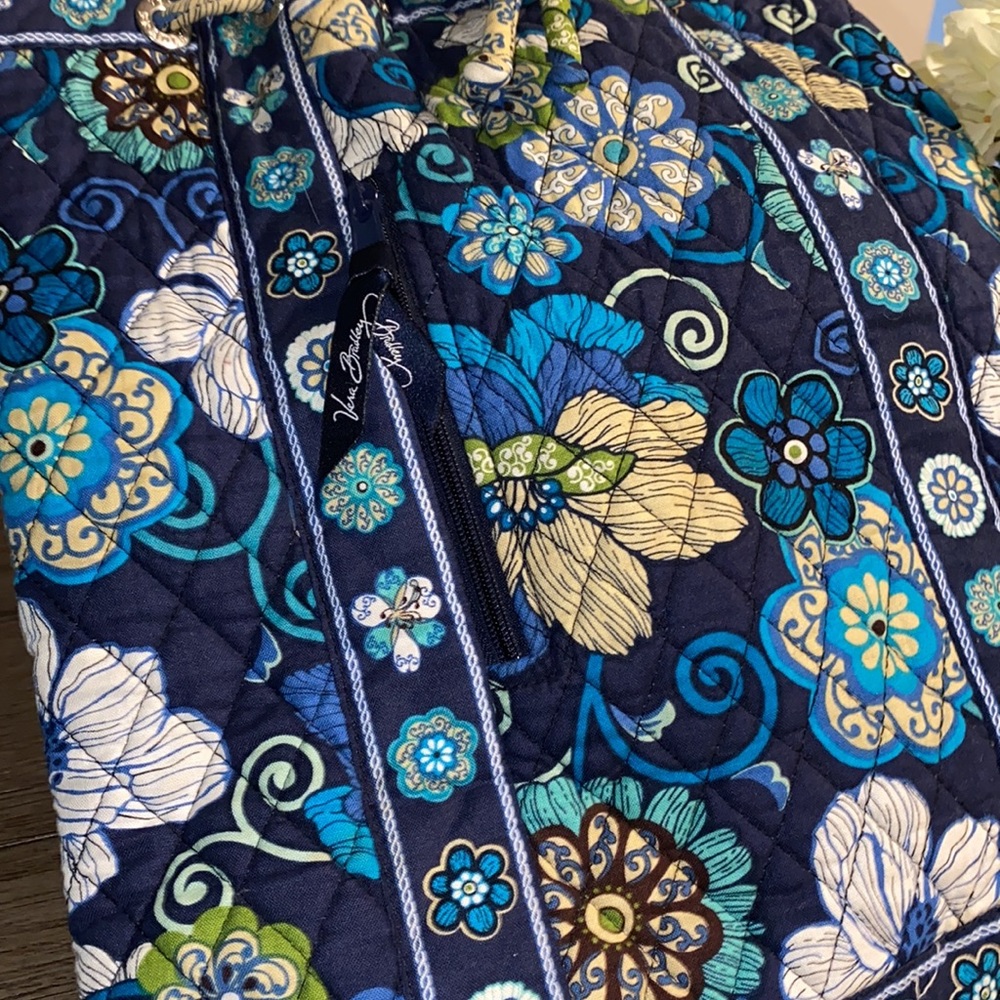 Vera Bradley paisley synch backpack - Picture 2 of 4